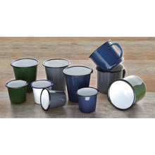 Afbeelding in Gallery-weergave laden, Olympia Emaille mok groen 35cl (6 stuks)