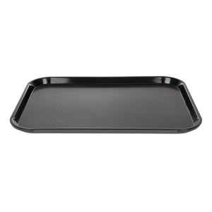Cambro polypropyleen fastfood dienblad zwart 410mm