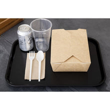 Afbeelding in Gallery-weergave laden, Cambro polypropyleen fastfood dienblad zwart 410mm