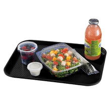 Afbeelding in Gallery-weergave laden, Cambro polypropyleen fastfood dienblad zwart 410mm