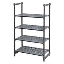 Afbeelding in Gallery-weergave laden, Cambro stelling 183cm hoog 4 planken - 54cm diep - 107cm breed