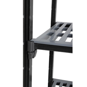 Cambro stelling 183cm hoog 4 planken - 54cm diep - 137cm breed