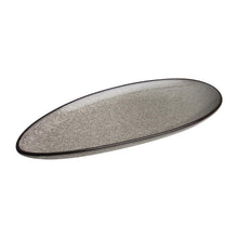 Afbeelding in Gallery-weergave laden, Olympia Mineral bladvormig bord 30,5x14,5cm (6 stuks)