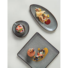 Afbeelding in Gallery-weergave laden, Olympia Mineral bladvormig bord 30,5x14,5cm (6 stuks)