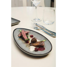 Afbeelding in Gallery-weergave laden, Olympia Mineral bladvormig bord 30,5x14,5cm (6 stuks)