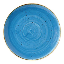 Afbeelding in Gallery-weergave laden, Churchill Stonecast Cornflower Blue coupe bord 21.7 cm pak van 12