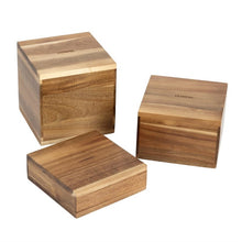Afbeelding in Gallery-weergave laden, Olympia Frames acaciahouten buffetverhogers (3 stuks)