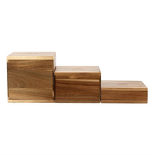 Afbeelding in Gallery-weergave laden, Olympia Frames acaciahouten buffetverhogers (3 stuks)