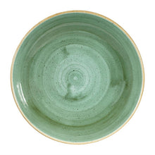 Afbeelding in Gallery-weergave laden, Churchill Stonecast Samphire Green Evolve Coupe Kom 24.8cm (pak van 12)