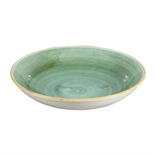 Afbeelding in Gallery-weergave laden, Churchill Stonecast Samphire Green Evolve Coupe Kom 24.8cm (pak van 12)