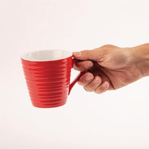 Olympia CafÃ© mokken rood 34cl (6 stuks)