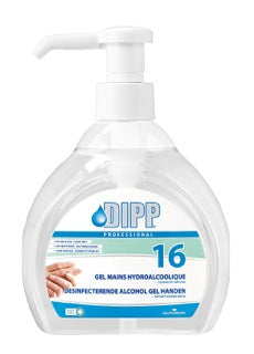 Dipp 16 desinfecterende alcoholgel 500ml