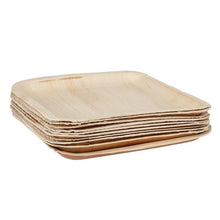 Afbeelding in Gallery-weergave laden, Fiesta Compostable biologisch afbreekbare palmbladborden vierkant 25x25cm (100 stuks)