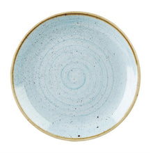 Afbeelding in Gallery-weergave laden, Churchill Stonecast ronde borden 26cm blauw (12 stuks)