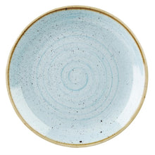 Afbeelding in Gallery-weergave laden, Churchill Stonecast Duck Egg Evolve coupe bord 21.7 cm pak van 12