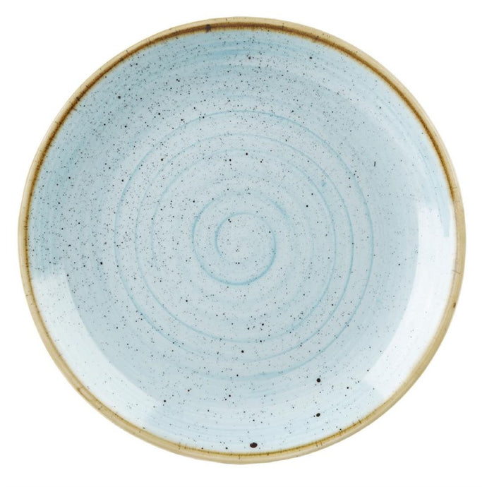 Churchill Stonecast ronde borden 20cm blauw (12 stuks)
