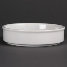 Afbeelding in Gallery-weergave laden, Olympia Whiteware stapelbare tapasschaaltjes 13,4cm (6 stuks)