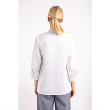 Afbeelding in Gallery-weergave laden, Whites Chicago unisex koksbuis lange mouw wit M