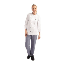 Afbeelding in Gallery-weergave laden, Whites Chicago unisex koksbuis lange mouw wit M