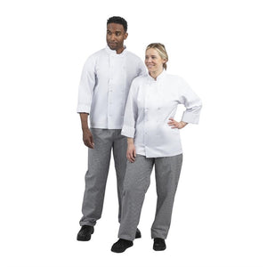 Whites Vegas unisex koksbroek zwart-wit geruit XXL