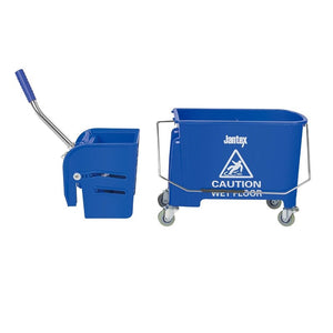 Jantex Kentucky rolemmer en wringer blauw 20L