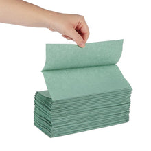 Afbeelding in Gallery-weergave laden, Jantex Z-gevouwen handdoeken 1-laags 250 vellen groen (12 stuks)