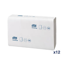 Afbeelding in Gallery-weergave laden, Tork Z-gevouwen handdoeken 1-laags wit (12 stuks)
