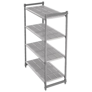 Cambro stelling 183cm hoog 4 schappen - 61cm diep - 91,5cm breed