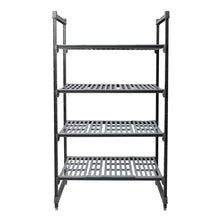 Afbeelding in Gallery-weergave laden, Cambro stelling 183cm hoog 4 schappen - 61cm diep - 107cm breed