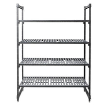 Afbeelding in Gallery-weergave laden, Cambro stelling 183cm hoog 4 schappen - 61cm diep - 137,5cm breed