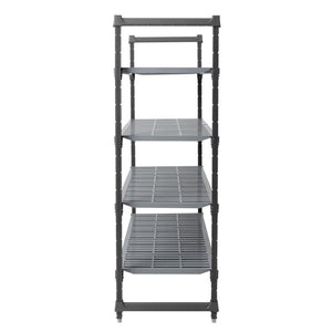 Cambro stelling 183cm hoog 4 schappen - 61cm diep - 137,5cm breed