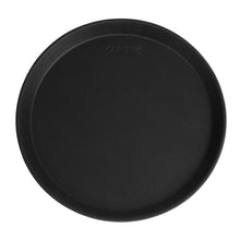 Afbeelding in Gallery-weergave laden, Cambro Camtread rond antislip glasvezel dienblad zwart 28cm