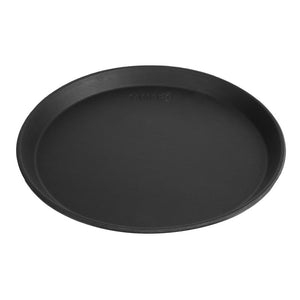 Cambro Camtread rond antislip glasvezel dienblad zwart 28cm