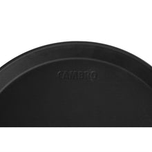 Afbeelding in Gallery-weergave laden, Cambro Camtread rond antislip glasvezel dienblad zwart 28cm