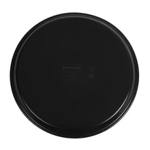 Afbeelding in Gallery-weergave laden, Cambro Camtread rond antislip glasvezel dienblad zwart 28cm