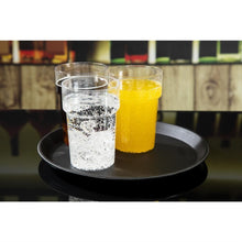 Afbeelding in Gallery-weergave laden, Cambro Camtread rond antislip glasvezel dienblad zwart 28cm