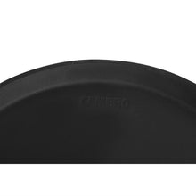 Afbeelding in Gallery-weergave laden, Cambro Camtread rond antislip glasvezel dienblad zwart 35,5cm