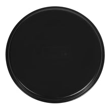 Afbeelding in Gallery-weergave laden, Cambro Camtread rond antislip glasvezel dienblad zwart 35,5cm