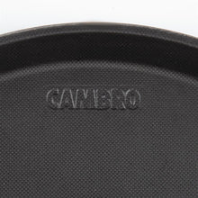 Afbeelding in Gallery-weergave laden, Cambro Camtread rond antislip glasvezel dienblad zwart 35,5cm