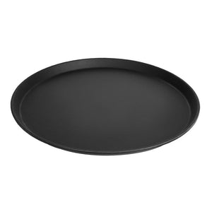 Cambro Camtread rond antislip glasvezel dienblad zwart 40,5cm