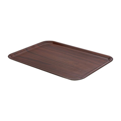 Cambro Mykonos gelamineerd dienblad walnoot 43x33cm