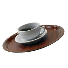 Afbeelding in Gallery-weergave laden, Cambro Mykonos gelamineerd dienblad walnoot 38cm