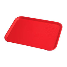 Afbeelding in Gallery-weergave laden, Cambro polypropyleen fastfood dienblad rood 410mm