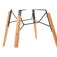Afbeelding in Gallery-weergave laden, Bolero Arlo polypropyleen stoelen met houten poten grijs (2 stuks)
