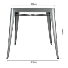 Afbeelding in Gallery-weergave laden, Bolero Bistro vierkante tafel grijs 66cm