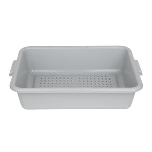 Vogue Edlp Plastic Perforated Storage Box Grijs