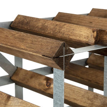 Afbeelding in Gallery-weergave laden, Wijnrek donker hout 42 flessen