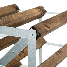 Afbeelding in Gallery-weergave laden, Wijnrek donker hout 42 flessen