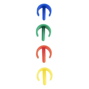 Jantex 137cm steel met kleurcode clips