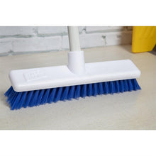 Afbeelding in Gallery-weergave laden, Jantex Hygiene zachte bezem 30cm blauw